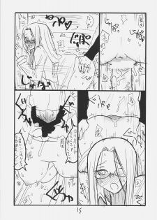 (SC35) [King Revolver (Kikuta, Kikuta Kouji)] Rider-san Taisenryaku (Fate/stay night) - page 14