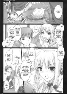 (C71) [UDON-YA (Kizuki Aruchu, ZAN)] Kyou Dake Desuyo? (Fate/stay night) [English] [CGrascal] - page 4