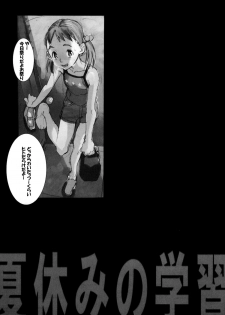 (C68) [Snob Nerd Works (Sameda Koban)] Natsuyasumi no Gakushuu - page 2