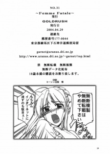 (CR35) [GOLD RUSH (Suzuki Address)] ~Femme Fatale~ (Fate/stay night) [English] [SaHa] - page 32