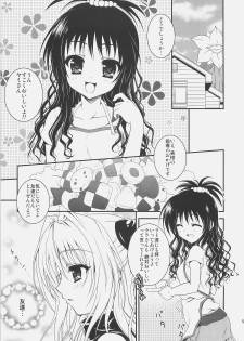 (C74) [HINAKAN (Kirishima Hinata)] Mikan To Nara Ecchi No Mo Kirai Janai Desu (To LOVE-Ru) - page 4