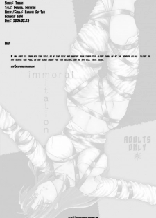 (C61) [Chirigami Goya, Fusuma go Ten (Shouji Haruko)] Immoral Imitation (Trigun) - page 2