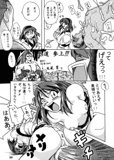 (SC14) [Furuya (Take)] Shimai Sanmai (Darkstalkers, Samurai Spirits) - page 38