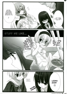 (C73) [Shounen x Shoujo (Kisaragi Mizu)] Okaeri! (Higurashi no naku Koro ni) [English] - page 8