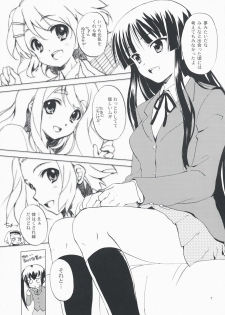 (COMIC1☆3) [Sukapon-dou (Kagawa Tomonobu, Yano Takumi)] Lazy Lazy (K-ON!) - page 6