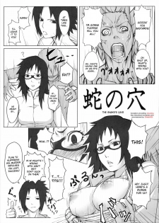 (C72) [Nagaredamaya (Mosha)] Hebi no Ana | The Snake's Cave (X JUMP 2007-8) (Naruto) [English] [desudesu] - page 1