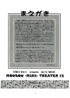 (CR65) [Studio BIG-X (Arino Hiroshi)] Mousou Mini Theater 13 - page 4
