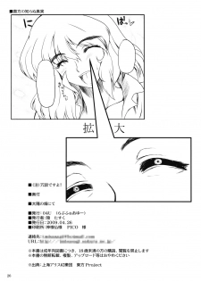 (COMIC1☆3) [04U (Misasagi Task)] Taiyou no Hatake Nite | On the Sunny Field (Touhou Project) [English] {CGrascal} - page 25