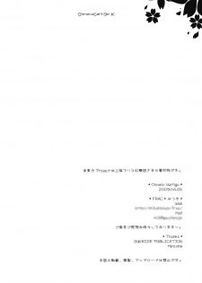 (COMIC1☆3) [FRAC (Mitsuki)] Chronic Vertigo (Touhou Project) - page 27