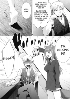 (COMIC1☆3) [Koakuma Sageha (Sage Joh)] Ookami to Mitsu Ringo (Spice and Wolf) [English] - page 6