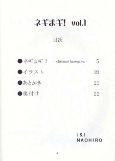 (SC33) [I&I (Naohiro)] Negimagi! vol. 1 (Mahou Sensei Negima!) - page 3