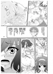 [Mousou Kai no Juunin wa Iki Teiru (Kan Danchi)] Suzumiya Haruhi-san no Kiken na Ai Taiken 3 (The Melancholy of Haruhi Suzumiya) - page 22