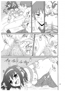 [Mousou Kai no Juunin wa Iki Teiru (Kan Danchi)] Suzumiya Haruhi-san no Kiken na Ai Taiken 3 (The Melancholy of Haruhi Suzumiya) - page 18