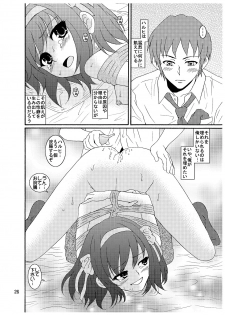 [Mousou Kai no Juunin wa Iki Teiru (Kan Danchi)] Suzumiya Haruhi-san no Kiken na Ai Taiken 3 (The Melancholy of Haruhi Suzumiya) - page 27