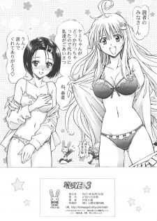 (C80) [Shimekiri Sanpunmae (Tukimi Daifuku)] RITO LOVE Ru 3 (To LOVE-Ru) - page 21
