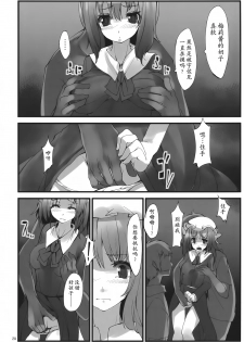 (C82) [Gokusaishiki, U.M.E.Project (Aya Shachou, ukyo_rst)] Girls In The Dark (Touhou Project) [Chinese] [靴下汉化组] - page 23