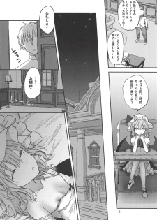 (Shuuki Reitaisai 5) [Mikkamisaki (Nadzuka)] Ojou-sama no Koukando ga MAX na Hon (Touhou Project) - page 5