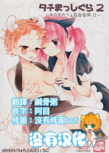(COMITIA124) [Homuraya Pleiades, SC (Homura Subaru, Gyuunyuu Rinda)] Tachi Masshigura 2 ~Neko Cafe Yuri Goudou II~  [Chinese] [沒有漢化] - page 3