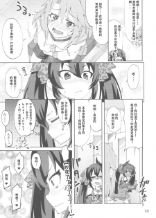 (Utahime Teien 16) [Nekousa Pudding (Ra-men)] Haru to Risa to S Producer (THE IDOLM@STER CINDERELLA GIRLS) [Chinese] [靴下汉化组] - page 12