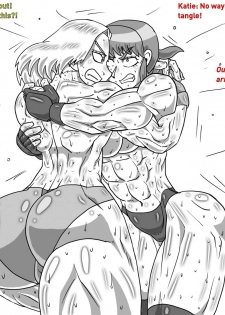[Allesey] Boxing Girls Katie vs. Liz Rounds 1-4 (English) Plus Bonus Sisters Round - page 35
