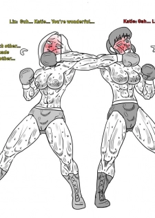 [Allesey] Boxing Girls Katie vs. Liz Rounds 1-4 (English) Plus Bonus Sisters Round - page 22
