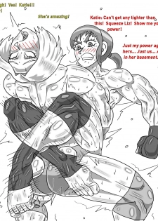 [Allesey] Boxing Girls Katie vs. Liz Rounds 1-4 (English) Plus Bonus Sisters Round - page 38