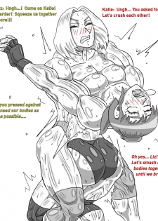 [Allesey] Boxing Girls Katie vs. Liz Rounds 1-4 (English) Plus Bonus Sisters Round - page 37