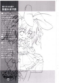 (SC13) [Chuuni (Kim Chii)] Nise Usamimi Bon + Hansei Omake Bon (Di Gi Charat) - page 2