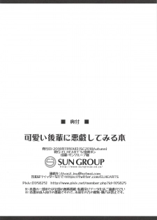 (SC2018 Autumn) [ELHEART'S (Ibuki Pon)] Kawaii Kouhai ni Itazura Shite Miru Hon (Fate/Grand Order) [Chinese] [三堆木头个人汉化] - page 17
