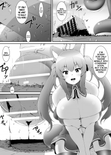 [Yuruyuru GTS (toka)] Chou Ookii Uchuujin ga Ojamashimasu | A Grand Gigantic Alien Welcomes Herself In [English] [JasmineTea] - page 7