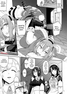 (Motto Waru no desu... Ouji) [Surface Tension (Orikuchi)] Leda-chan Kimechaimashita. | Fucking With Leda-chan. (Sennen Sensou Aigis) [English] {Doujins.com} - page 2