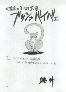 (C43) [Ariari no Nashinashi (Various)] SEE YOU AGAIN 9 (Bush Baby, Ah! My Goddess, Sailor Moon, Patlabor, Goldfish Warning) - page 33