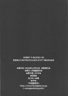 (C95) [AMAGI AN IRONWORKS (Ebisu)] HOBBY'S BLOCK!! 28 Namaiki Mesugaki Kuro-chan o Gangime Aheochi Saseru Hon (Fate/Grand Order) - page 21