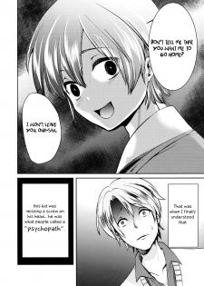 (Futaket 14) [Morimori Runrun (Manbon Ren)] Yuukai Kankin Shita Shounen wa Psychopath [English] [Otokonoko Scans] - page 7