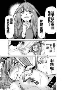 (C96) [Studio KIMIGABUCHI (Kimimaru)] Gotoubun no Seidorei Side-B (Gotoubun no Hanayome) [Chinese] [禁漫漢化組] - page 11