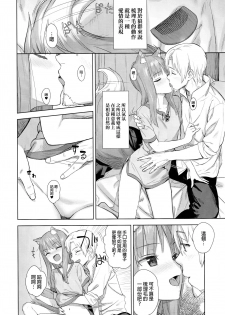 (C96) [Ajisaidenden (Kawakami Rokkaku, Takanashi Rei)] Wacchi to Shippori Kezukuroi Bon (Spice and Wolf) [Chinese] [final個人漢化] - page 5