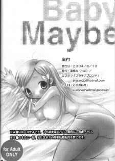 (C66) [Kurione-sha, Platina Blonde (YU-RI, Mizutama)] Baby Maybe (Bleach) [English] [EHCOVE] - page 33