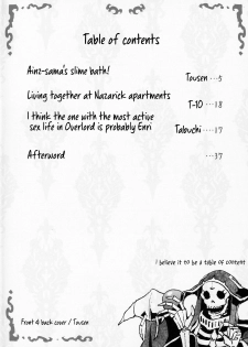 (C94) [Tousen Soudou (Tousen, T-10)] Otona no Nazarick | Adult Nazarick (Overlord) [English] [EHCOVE] - page 3