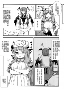 (C88) [110-GROOVE (Itou Yuuji)] Koakuma no Patchouli Kansatsuki (Touhou Project) [Chinese] [彷徨水面个人汉化] - page 8