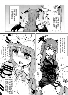 (C88) [110-GROOVE (Itou Yuuji)] Koakuma no Patchouli Kansatsuki (Touhou Project) [Chinese] [彷徨水面个人汉化] - page 9