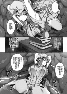 (C96) [NERCO (Koikawa Minoru)] Hon to Shokushu to Daitoshokan (Touhou Project) [Chinese] [黑暗月光石] - page 5