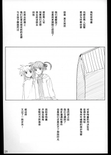 (SC35) [Basutei Shower (Katsurai Yoshiaki)] Jikuu Kanrikyoku Nikudorei-ka Kahitsuban (Mahou Shoujo Lyrical Nanoha) [Chinese] [不咕鸟汉化组] - page 24