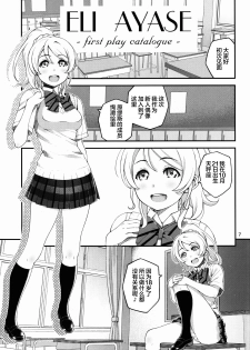 (C90) [dmdsk? (dmpn)] ELI AYASE -first play catalogue- (Love Live!) [Chinese] [不咕鸟汉化组] - page 10