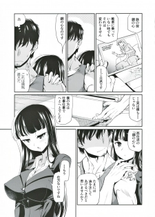 (C97) [Yokoshimaya. (Yokoshima Takemaru)] danna-san ni shika Misenai Hyoujou o Suru Nishizumi-ryuu Iemoto (Girls und Panzer) - page 6