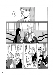 [Kaze to Tabibito (Harusawa Suzu)] Koukishin wa Mitsu no Aji (Bungou to Alchemist) [Digital] - page 3