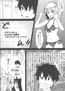 (C97) [Namashoku de Hara Kowasu Tami (Kirino Kyousuke)] Polynesian Sex de Samo-san to Kozukuri Shinai to Derarenai Heya (Fate/Grand Order) - page 3