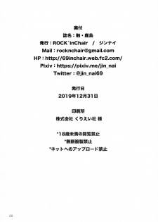 (C97) [ROCK`inChair (Jinnai)] Sawa Kashima (Kantai Collection -KanColle-) - page 22