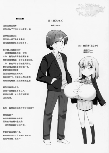 (C94) [P.D Crown (Pedocchi)] Imouto ni Hasamarete Shiawase Desho? 2 [Chinese] [比斯娘汉化组] - page 3