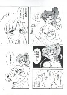 (C57) [Seishun no Nigirikobushi! (Occult)] LESBOS MILLENNIUM (Tenshi ni Narumon!, Bishoujo Senshi Sailor Moon, Neon Genesis Evangelion) - page 37