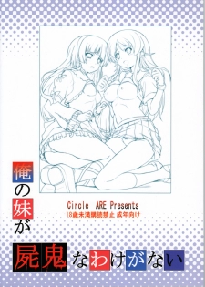 (C79) [Circle ARE (Cheruno, Kasi)] Ore no Imouto ga Shiki na Wake ga Nai (Ore no Imouto ga Konna ni Kawaii Wake ga Nai, Shiki) [Chinese] [jhgccg个人机翻] - page 2